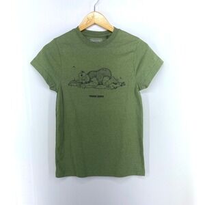 Thomas Dambo Save the Humans Troll Green Short Sleeve Tee x Recover Womens XS